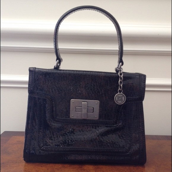 Simply Vera Patent Leather Satchel Purse