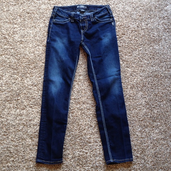 Silver Suki skinny jeans. Barely worn.