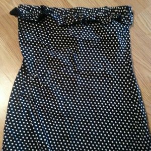 Polka dot halter top