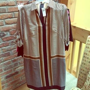 Ann Taylor patterned dress