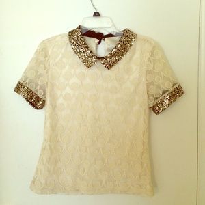 Blouse sequin