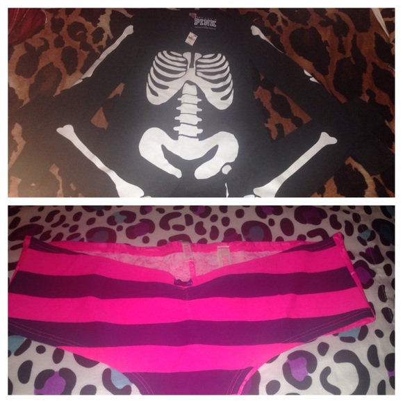 Bundle Halloween onesie, panties, fannypack