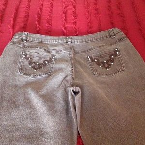 Brown jeans by Diane Gilman size 12