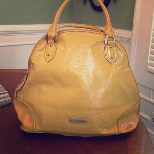 Yellow Cole Haan purse
