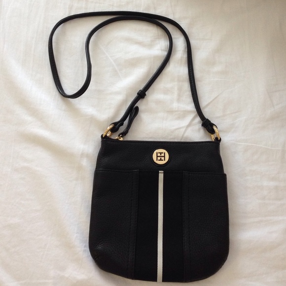 Tommy Hilfiger small black crossbody purse