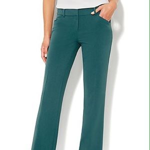 7TH AVENUE BOOTCUT PANT-DOUBLE STRETCH-OCEAN TEAL
