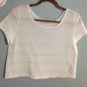 White Crop Top