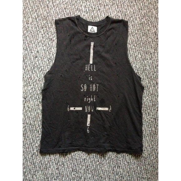 UNIF Tops - UNIF Hell Is So Hot Right Now Tank