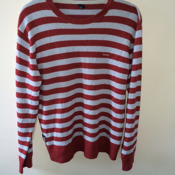 Striped RCVA Knit Sweater