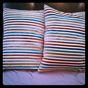 2 Pier 1 pillows