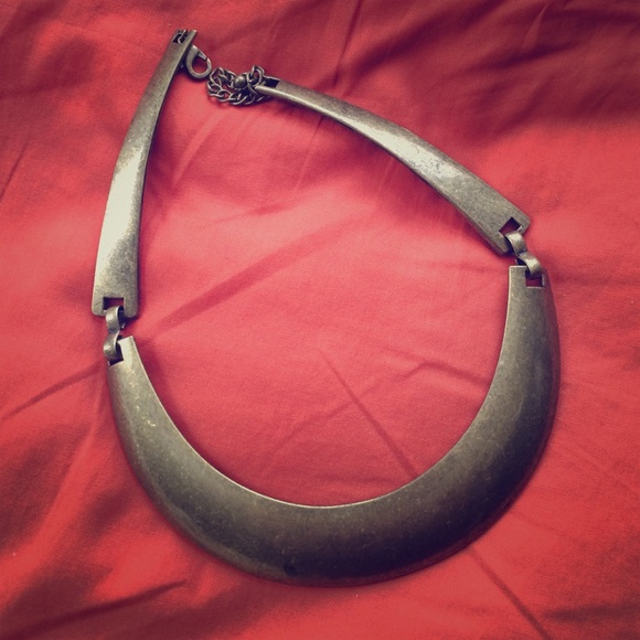 Brass statement necklace - metal - Picture 1 of 4