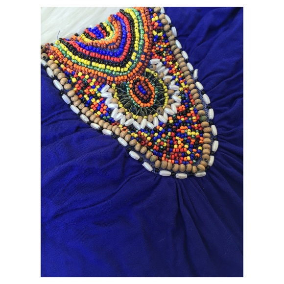 Beaded Strapless Tank