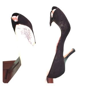 WHBM Sheer lace shoe