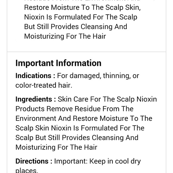 NIOXIN INTENSIVE THERAPY HYDRATING HAIR MASQUE - Picture 3 of 4