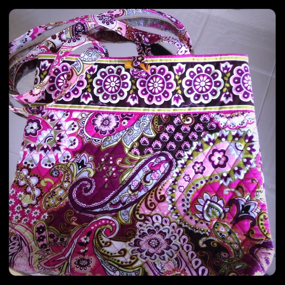Vera Bradley Very Berry Paisley Tote