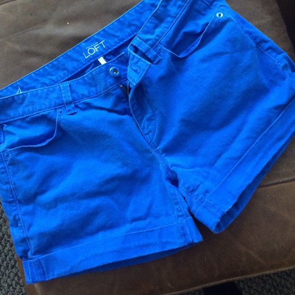 LOFT Pants - LOFT blue shorts