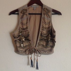 Sequin/Studded Vest