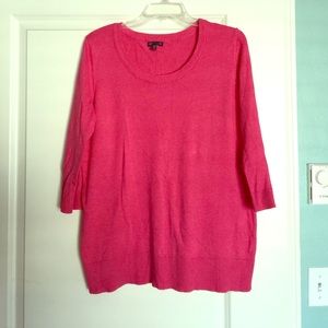 Dark pink Gap sweater. Perfect for layering!
