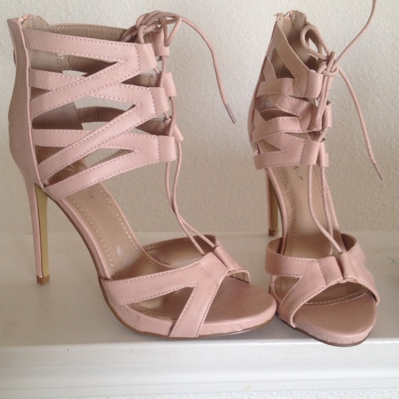 Nudes Strappy open toe heels