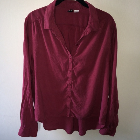 H&M Burgundy Long Sleeve