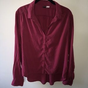 H&M Burgundy Long Sleeve