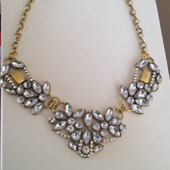 crystal statement necklace