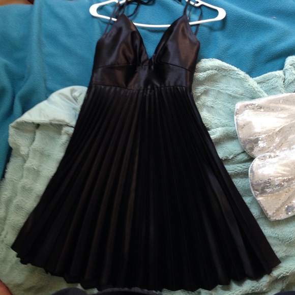 Jessica McClintock little black dress!