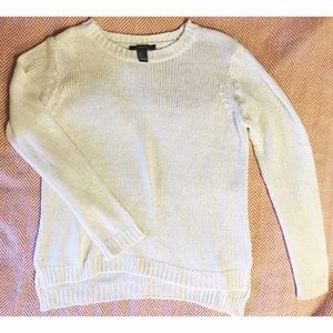 ❌Traded: Forever 21 Creme Sweater