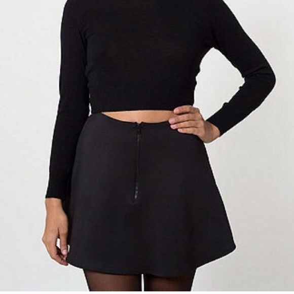 American Apparel Neoprene Circle Skirt