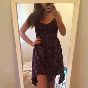 Colorful tribal pattern dress