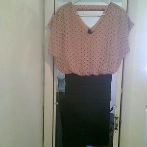 Pink Polka Dots Dress