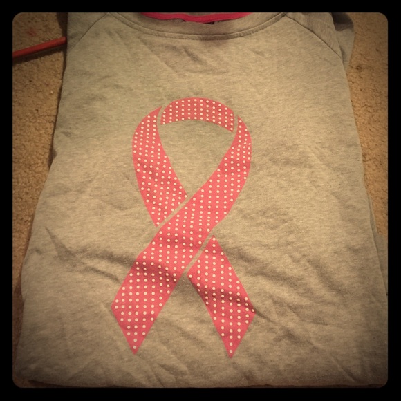 Long sleeve breast cancer sweater