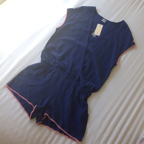 L*space storm watch 100% silk romper🌊 - Picture 3 of 4