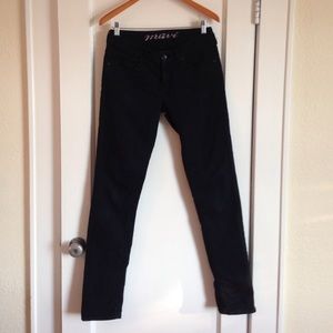 Mavi Sophie mid-rise black jeans