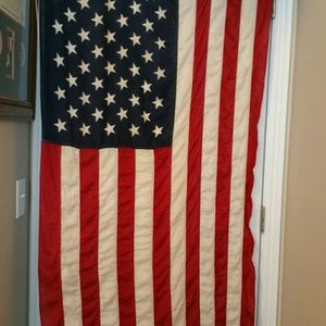 Cotton Rustic vintage look flag.