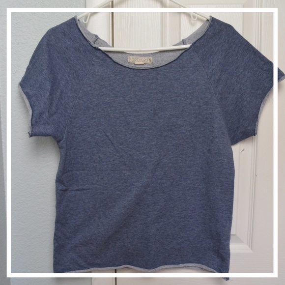 Blue Loose Fitting Top 🌀