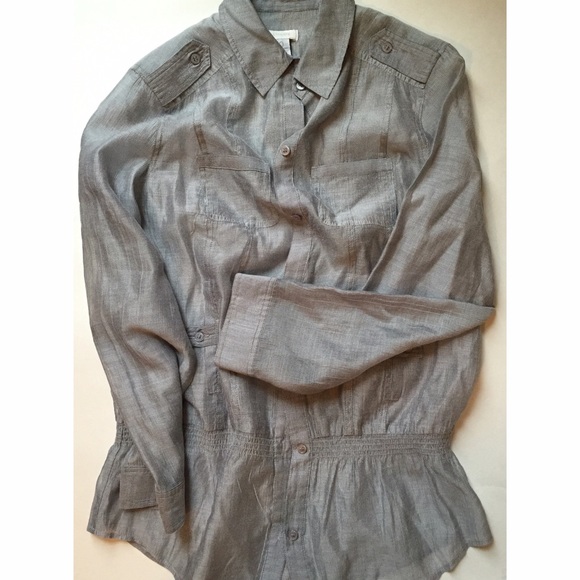 Sheer Collard shirt - Picture 2 of 3