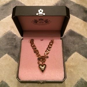 Gold Juicy Couture starter charm necklace