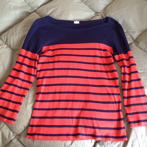 J.Crew Red and Blue shirt
