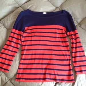 J.Crew Red and Blue shirt