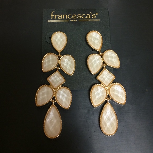Teardrop earrings from Francesca's