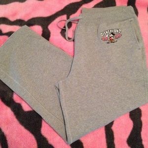 Large Disneyland Mickey Mouse Sweat Pants