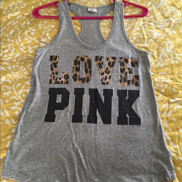 Htf Victorias Secret PINK leopard tank!