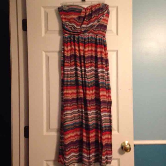 Strapless maxi dress - Picture 1 of 2