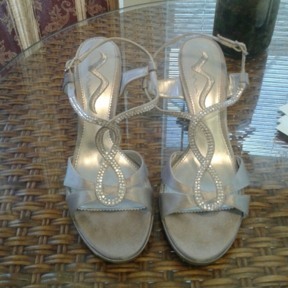 Sexy silver heels