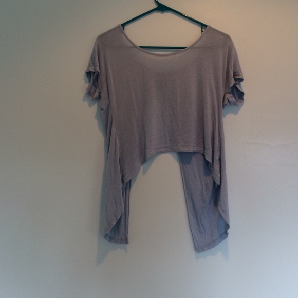 Baby blue brandy Melville flyaway back top
