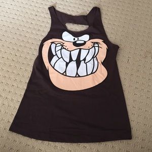 Cropped top Taz Mania Devil size small