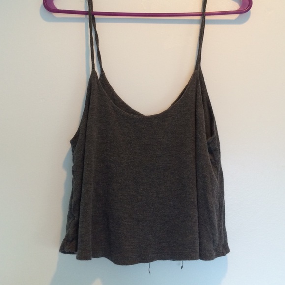 Brandy Melville Gray crop top