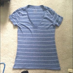 2 large wet seal simple striped tee's