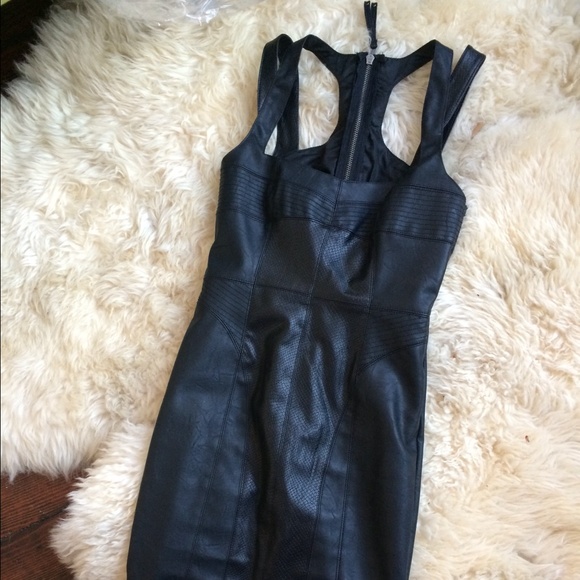 River Island Leather Dress Size 6